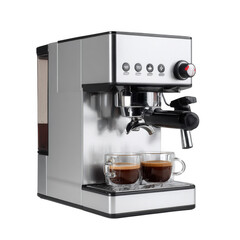coffee machine isolated [Transparent Background PNG].