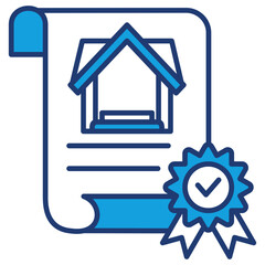 Deed Blue Icon