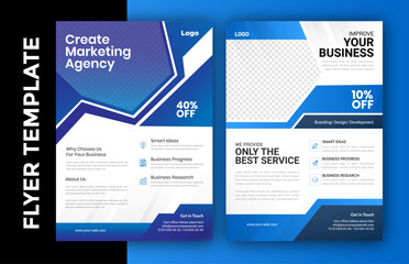 Creative Marketing Flyer Design Layout