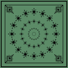 Ethnic abstract ikat art. Seamless pattern in tribal, folk embroidery, and Mexican style. Aztec geometric art ornament print.Design for carpet, wallpaper, clothing, wrapping, fabric, cover, textile