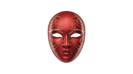 mask on white background