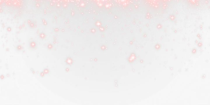 A red sparkle overlay with a transparent PNG of glittering stars creates a bright background for design