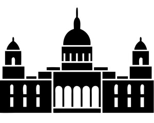 Creative details Parliament Vector Illustration | Government Building and Legislative Assembly Icon
