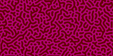 Seamless light purple leopard skin pattern with a vintage style fabric texture. Abstract turing pattern lines seamless texture wallpaper fabric diffusion noodle background EPS 10. Reaction biology