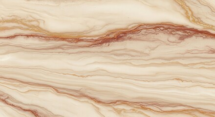 Obraz premium Beige and Red Veined Marble Texture Background.