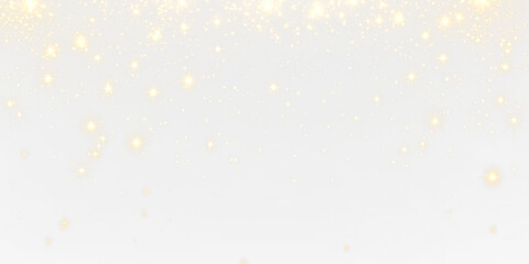 Golden Sparkle Light Effect Overlay PNG for enhancing backgrounds and designs with a transparent background
