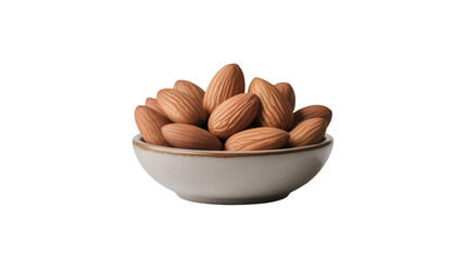 almonds in a wooden bowl