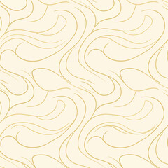 Seamless pattern of abstract flowing lines on a light beige background texture, patern seamless, Stock royalty free.