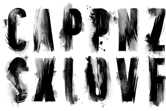 Grunge Text Graphic Design