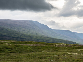 mountains and landscape in Iceland