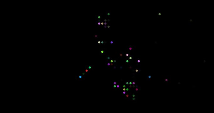 Generative Spheres Swarm to Sculpt Post-Conceptual Map Outline