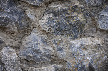 Historic stone wall in Cyprus background