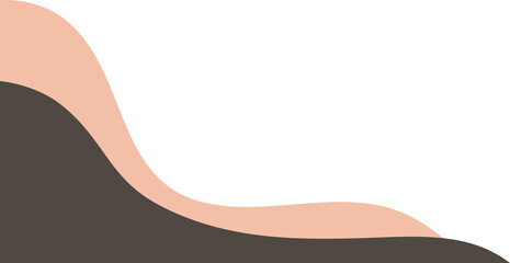 Modern abstract coffee wave decorative background