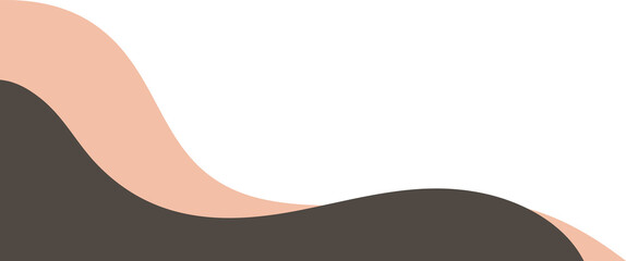 Modern abstract coffee wave decorative background