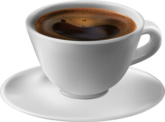 vector illustration of cup of coffee