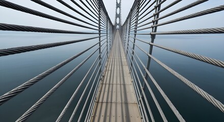 Fototapeta premium Bridge Suspension Cables 