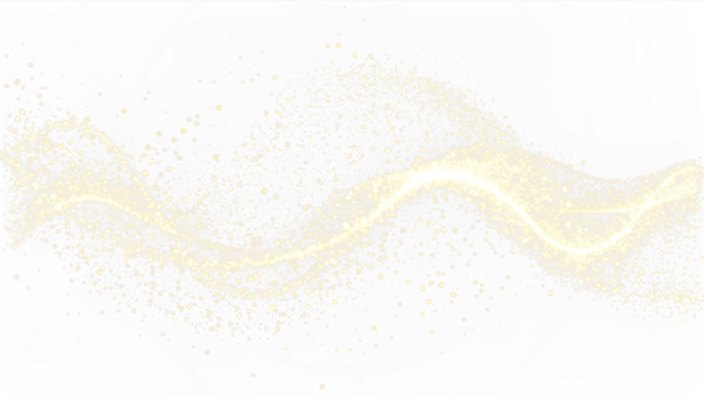 Enjoy the Golden Sparkle Wave Animation Background with Glitter Dust Particles Overlay, perfect for your projects