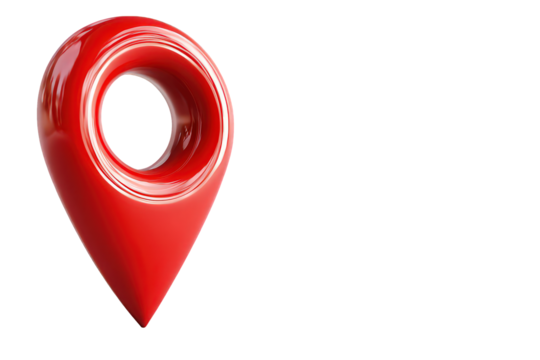 3D Red Location Marker