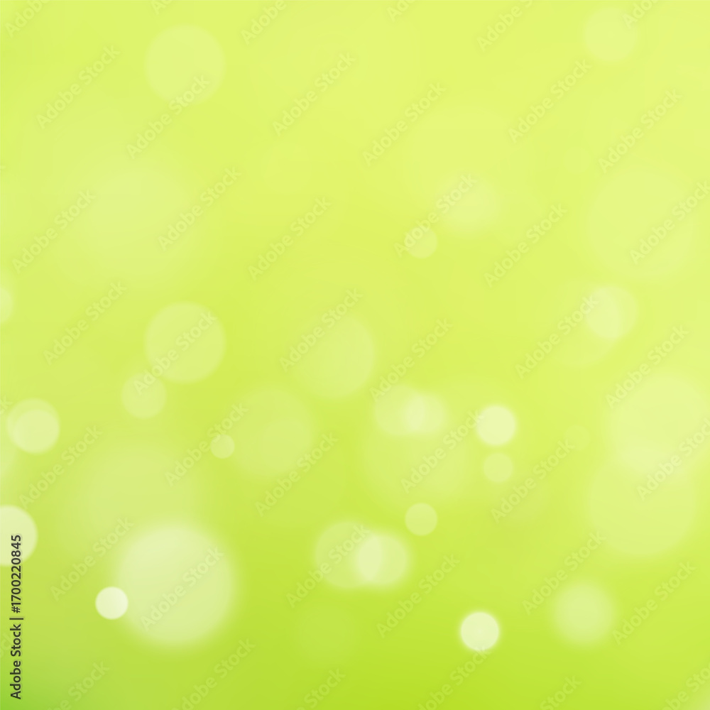 Wall mural green summer backdrop with soft blur and light effect. fresh natural abstract overlay with glowing c