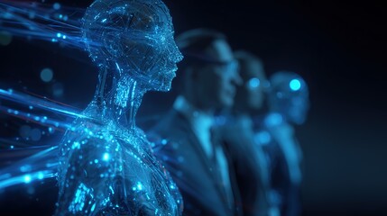 A man stands in the center of a circle of people