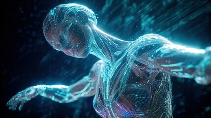 A man stands in the center of a circle of people