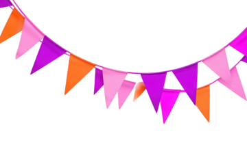 Colorful Triangular Bunting Garland