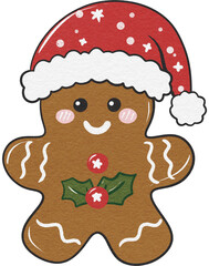 Festive Gingerbread Man Holiday Treat