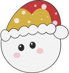 Cute Snowball Element for Christmas Design