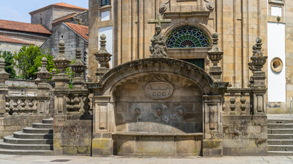 Church of the Pilgrim Virgin in the city of Pontevedra, Galicia.