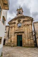 Church of Santa Maria do Camino in the city of Santiago de Compostela, in Galicia, Spain.