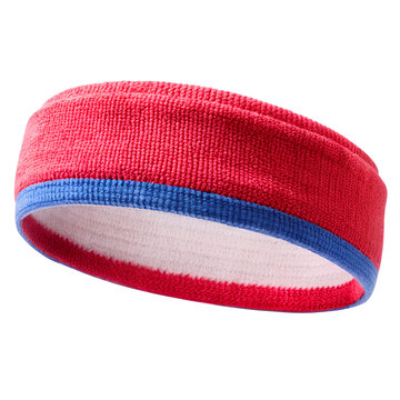 Athletic sports headband PNG isolated on transparent background &ndash; stretchable fabric sweatband for gym, running, fitness, and outdoor activities