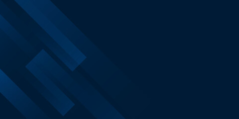 Obraz premium Abstract dark blue background with layered diagonal shapes.