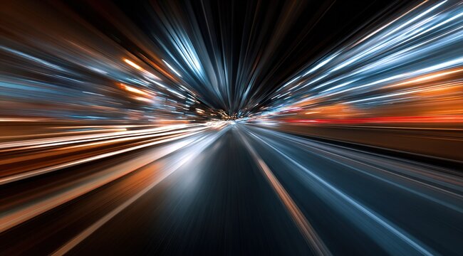 Agile concept with abstract high speed technology motion blur. High quality