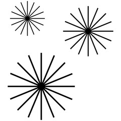 Symmetrical Line Explosions Brutalism