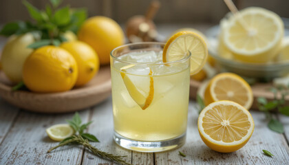 Refreshing Lemonade Drink Citrus Beverage Summer Cool