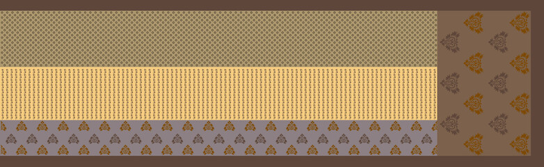 Digital Textiles Saree Design pattern