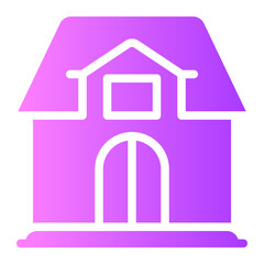house gradient icon