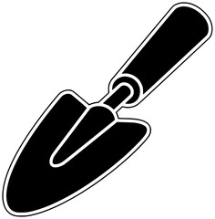 farmer illustration gardening silhouette green logo nature icon spring outline trowel agriculture growing farm worker plant hobby gardener growth shape women vector graphic background