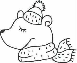 Funny teddy bear nursery art ...