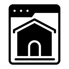 website glyph icon