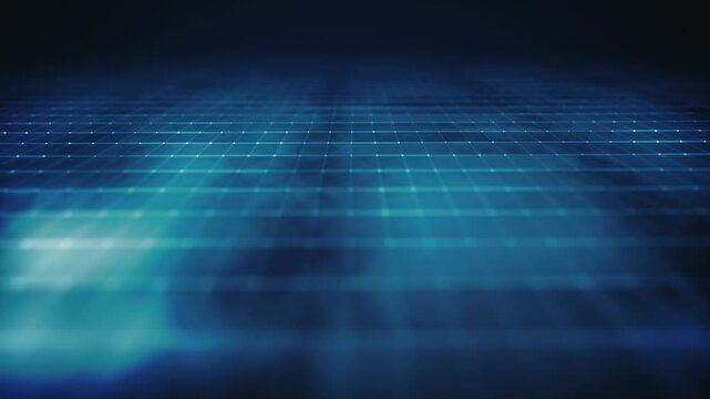 Abstract Digital Plexus Technology Background/ Animation of an abstract plexus technology shape background with moving lines and dots