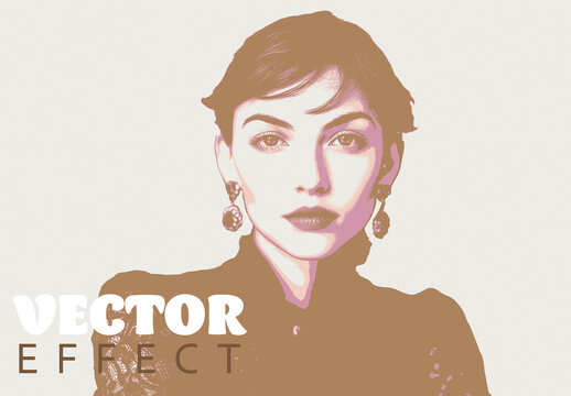 Minimalist Vector Pop Art Effect