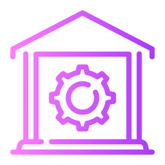 management gradient icon