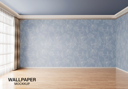 Home Interior Decorative Wall Mockup