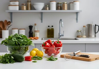 Kitchen Still Life: Vibrant Hues
