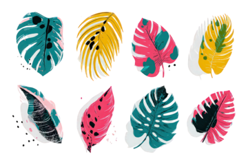 Abstract Tropical Leaf Collection