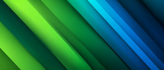 Fototapeta premium Modern Professional Gradient Design in Green and Blue Shades for Creative Projects and Backgrounds