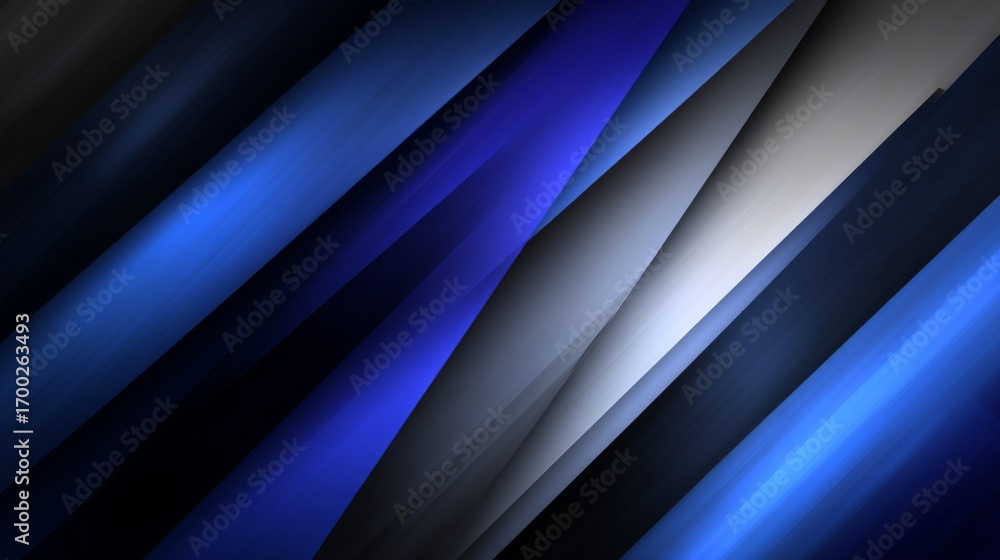 Poster abstract ultramarine background with dynamic lines for business or creative concepts