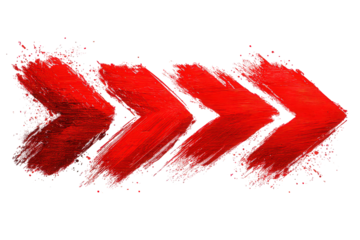 Dynamic Red Arrows On Black Background