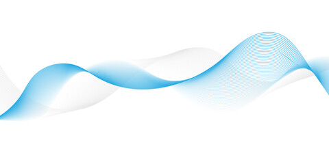 Glowing waveform frequency futuristic energy sound waves technology concept background. Abstract blue wave line vector business texture. Pattern line blend curve flow futuristic background.	
